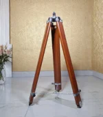 Premium Handcrafted Mango Wood Tripod Floor Clock - Image 3