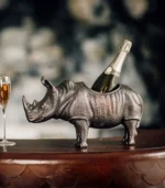 Majestic Rhinoceros Wine Chiller & Bottle Holder