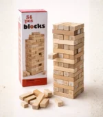 Classic Wooden Tumble Tower (54 Blocks)