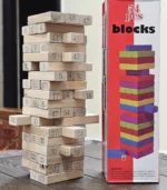 Classic Wooden Tumble Tower (54 Blocks) - Image 2
