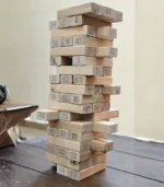 Classic Wooden Tumble Tower (54 Blocks) - Image 3