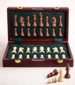 Premium Wooden Chess Set with Storage Case