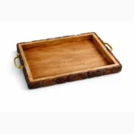 Handcrafted Rustic Mango Wood Serving Tray