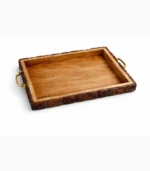 Handcrafted Rustic Mango Wood Serving Tray