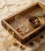 Handcrafted Rustic Mango Wood Serving Tray - Image 3