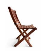 Handcrafted Maple Wood Folding Chair | Indoor & Outdoor Portable Seating
