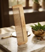 Premium Pure Neem Wood Comb for Men & Women | Anti-Static, Dandruff Control & Hair Growth - Image 3